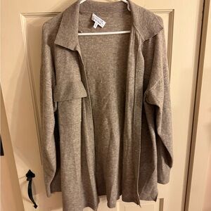 & Other Stories Taupe Cardigan